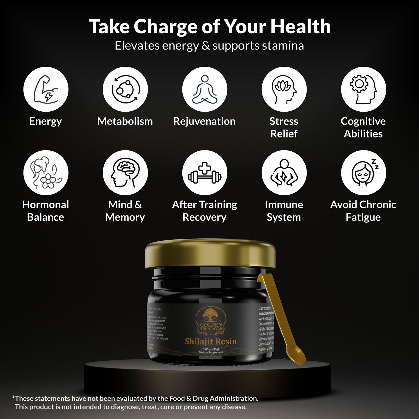 Energy Powerhouse - Shilajit Resin + Ashwagandha Powder