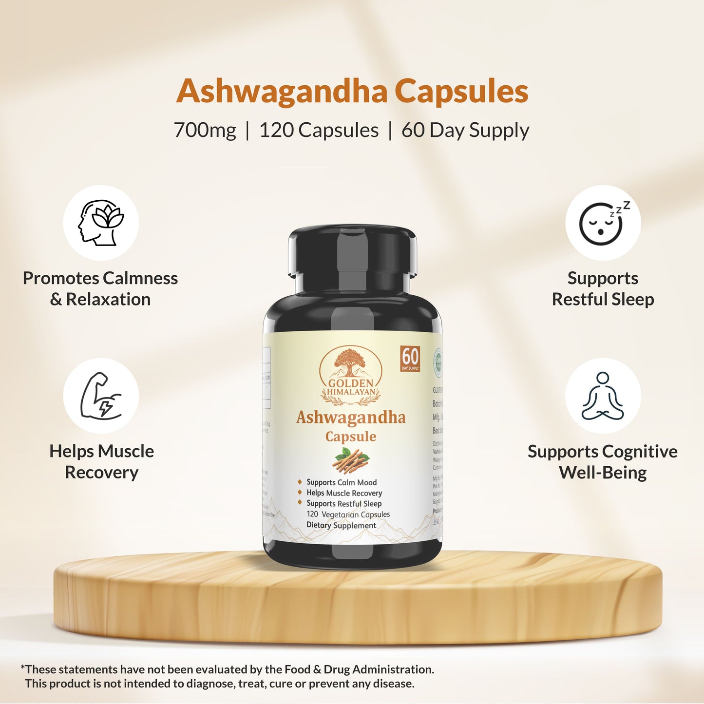 Complete Transformation Pack - Ashwagandha Capsules +  Saffron Threads + Turmeric Powder + Shilajit Resin + Ashwagandha Powder