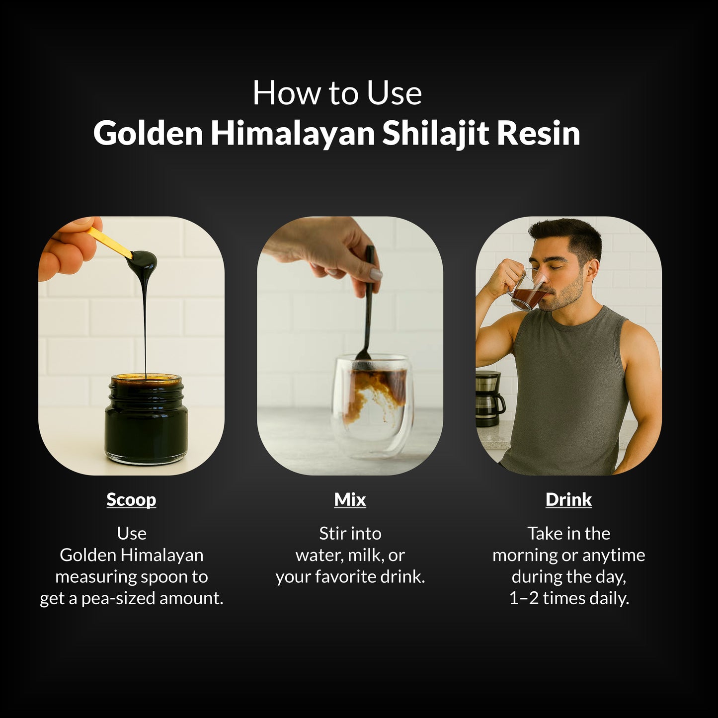 Energy Powerhouse - Shilajit Resin + Ashwagandha Powder