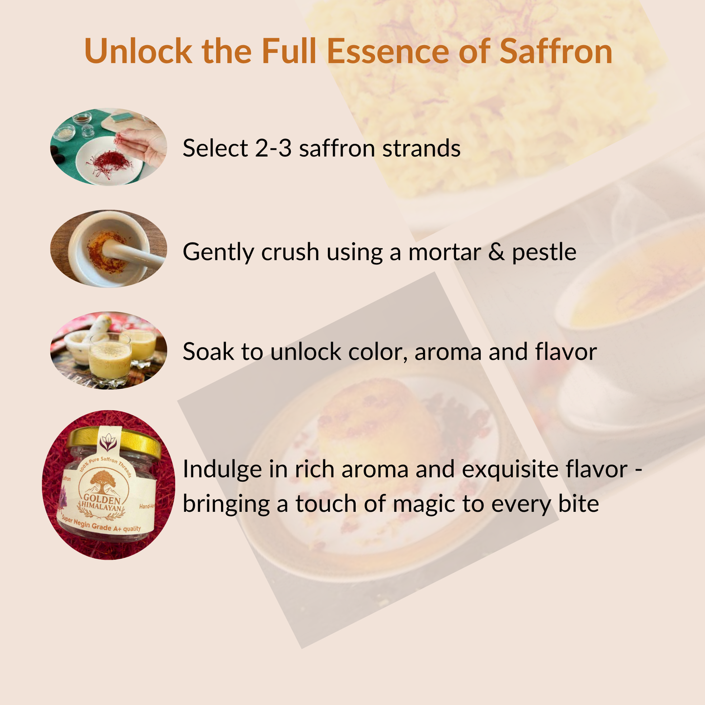 Golden Milk Ritual Kit - Saffron Threads + Turmeric Powder