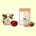 Golden Milk Ritual Kit - Saffron Threads + Turmeric Powder
