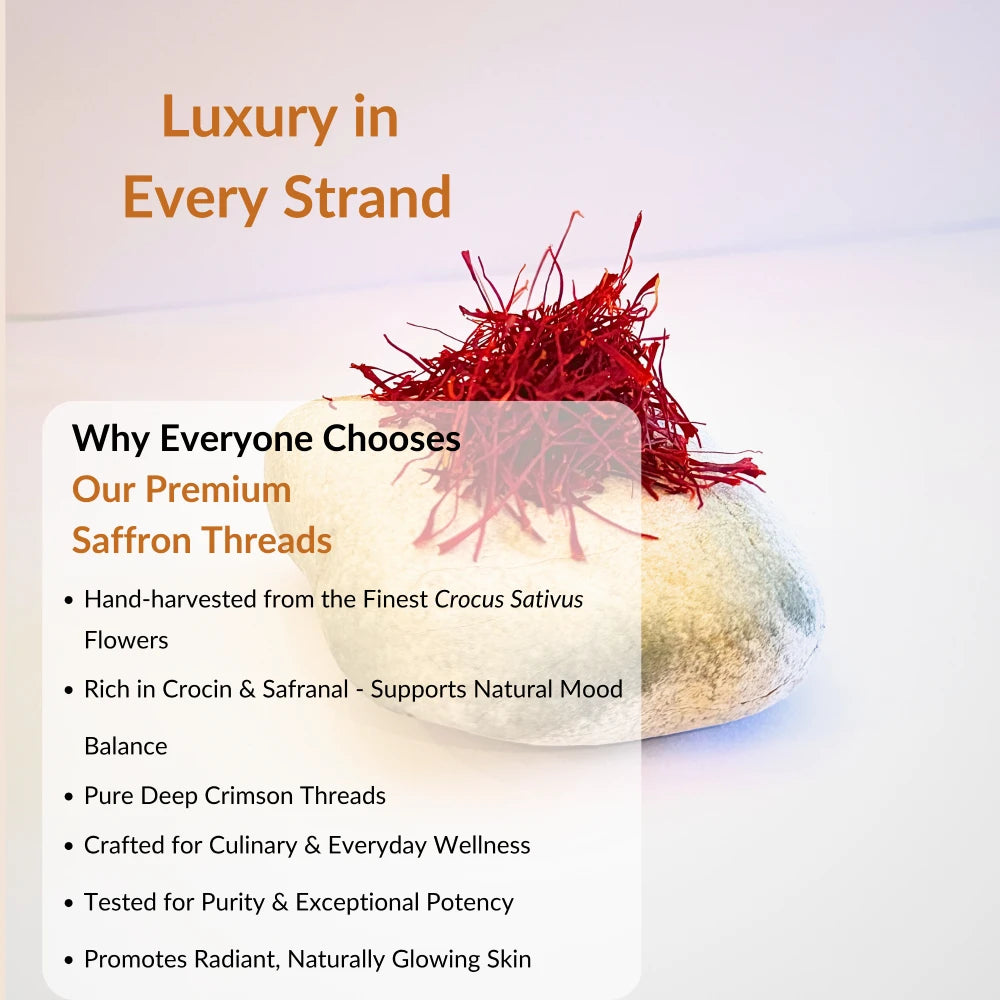 Premium Organic Saffron Threads